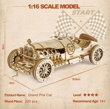 Grand Prix Car DIY 3D Wooden