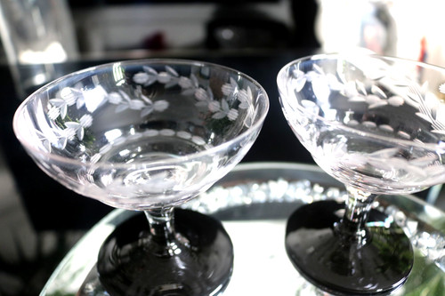 Art deco beehive cut glass - 2,