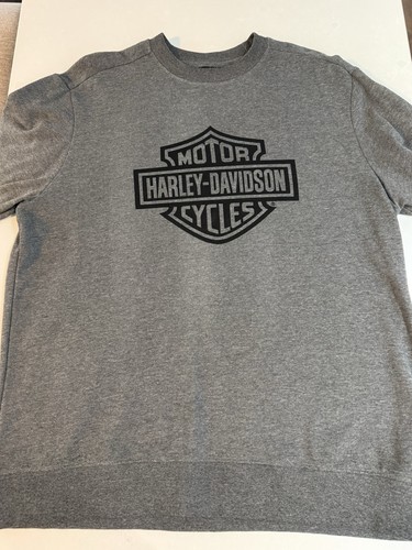 Harley davidson grey crew neck - davidson,