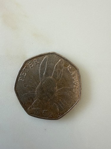 50p coin peter rabbit 2016