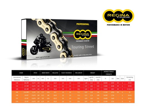 Catena regina 136zrt passo 530 - catena,