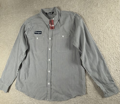 Hoonigan shirt mens button - hoonigan, l