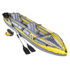 Dellonda Inflatable 2-Person Kayak/Canoe Set with Pump, Carry Bag & 2 Oars