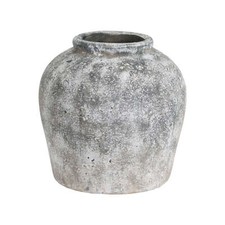 Huge 30cm Aged Ceramic Vase