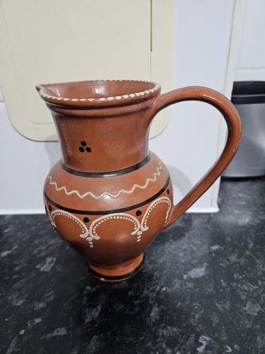 Portuguese clay jug pottery - clay,