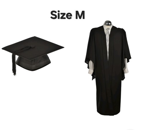 Graduation gown hat - hat, black