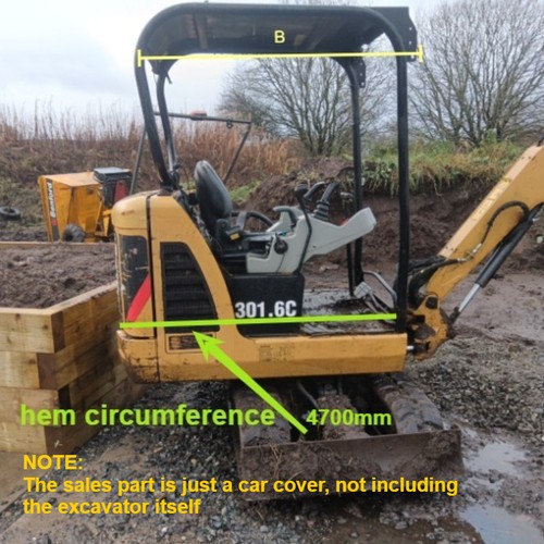 Micro excavator cover warm - excavator,