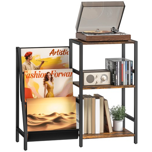 Homcom record player - record,