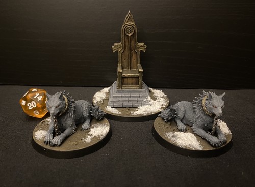 Dungeons and dragons throne - dragons,