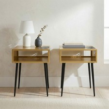 Set of 2 Galaxy Metal Bedside