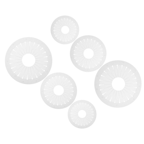 6pcs plastic ribbon bow - 6pcs,