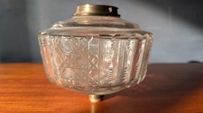 Antique Lead Cut Glass Oil