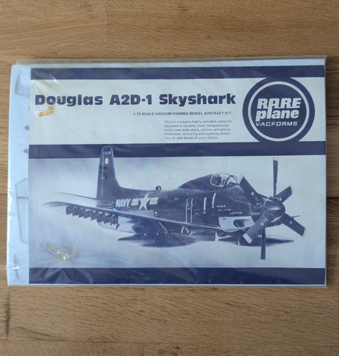 Rare plane vacforms scale - rare, 1/72