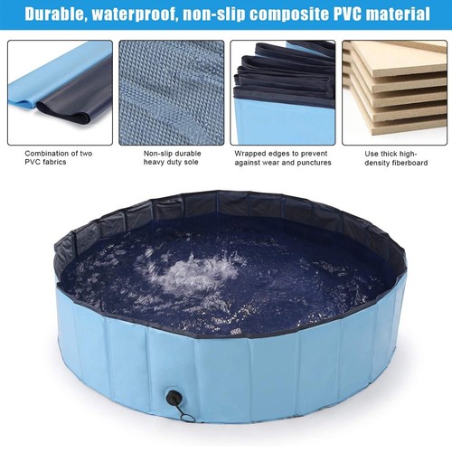 Foldable large dog swimming - foldable,