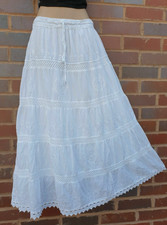 Cotton Lined Skirt Maxi