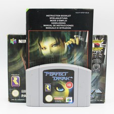 Perfect Dark PAL Game Complete In Box For Nintendo N64