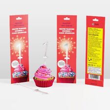 Number 1 Silver Birthday Sparkler