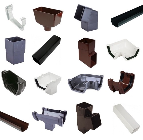 Square guttering downpipe - square, &