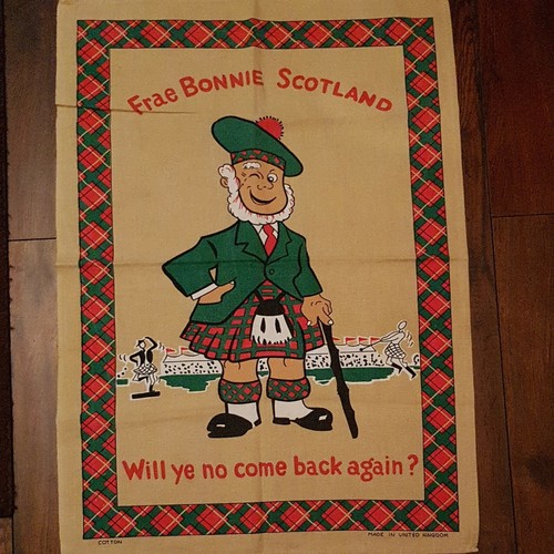 Cotton tea towel frae - cotton, bonnie