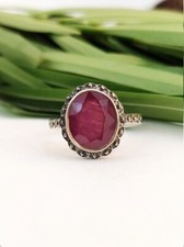 6.05 Ct Ruby Victorian Bezel