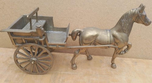 Vintage antique brass - antique, horse