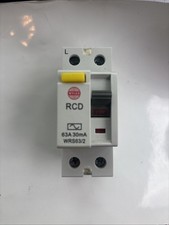Wylex RCD 63A 30mA Double Pole 61008 RCCB WRS63/2 Type AC