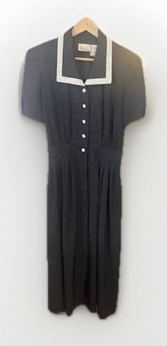 Vintage womens blue white - &,