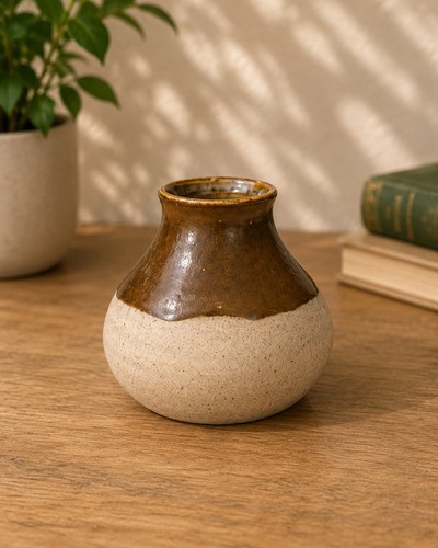 Vintage studio pottery bud - vintage,