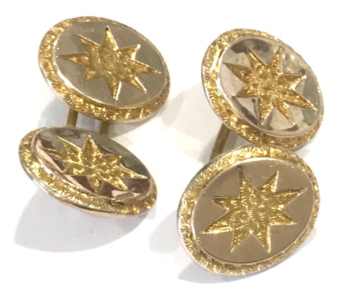 Antique victorian cufflinks - antique,