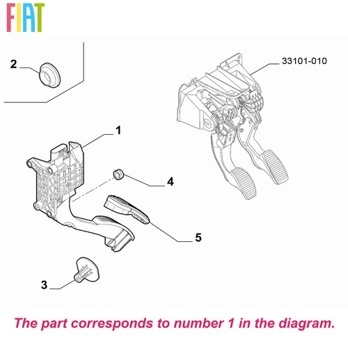 Genuine fiat accelerator - fiat,