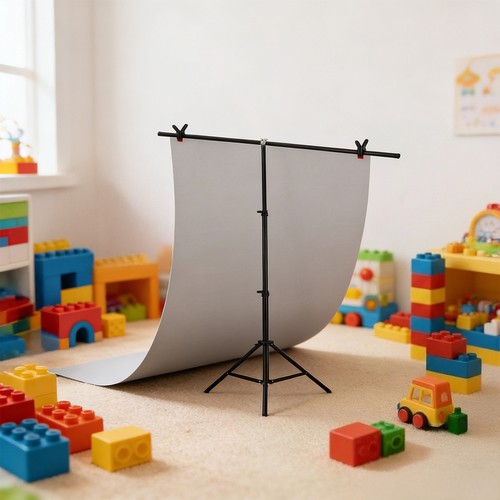 Metal backdrop stand - backdrop, t