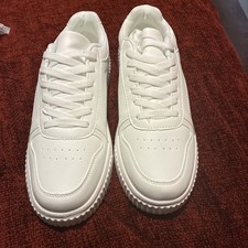 AF1 Style White Skate Trainers