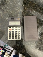 Vintage Casio HL-802 Electronic Calculator – Made in Japan with Original Case