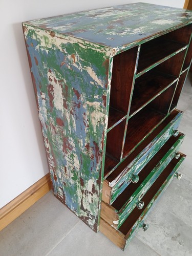 Vintage mahogany cabinet with - mahogany,