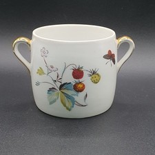 Royal Worcester Jam/Jelly Lidded Pot "Strawberry Fair" - made in England.