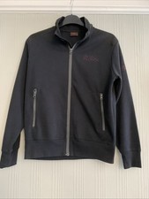 Men’s Oscar Jacobson Medium Zip Golf Jacket Black