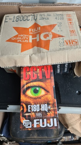 Fuji vhs cctv 180 - fuji, video