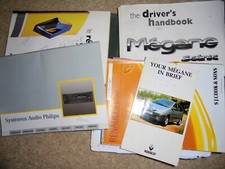 RENAULT SCENIC MK1 DRIVERS OWNERS HANDBOOK AUDIO BOOK PACK WALLET 2000 98 - 03