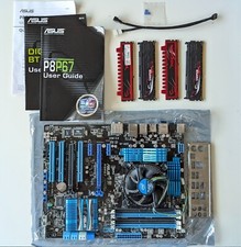 Asus P8P67 motherboard with