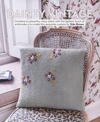 Dainty vintage moss stitch - dainty,