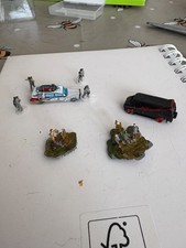 N gauge figures, A team + van, Ghostbusters + Ecto-1, Bob Ross (US painter)