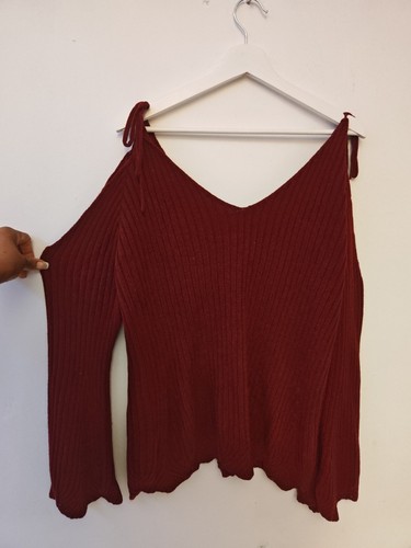 You ladies burgundy - burgundy, jumper