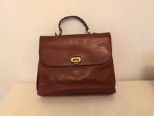 Texier Tan Leather Handbag