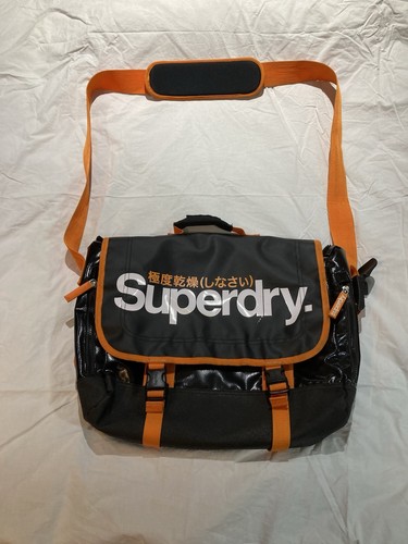 Superdry black label luggage - black,