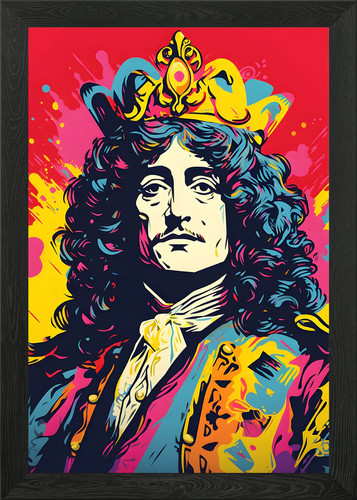 King louis xiv - xiv, framed