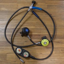 Oceanic Scuba Regulator Set – Depth + Air Gauges - BCD hose