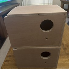 2 X Budgie Nest Nesting