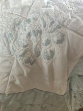 Fabulous Sumptuous warm Sateen quilted Bed comforter Throw  Beautiful~