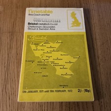 Bristol Omnibus: N Glos, Cotswolds & Malvern Areas Bus Timetable Jan 1971 ed