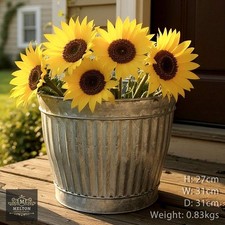 Vintage Style Galvanised Metal